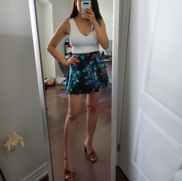 EUC Floral Skater Flare Skirt - Picture 5 of 5